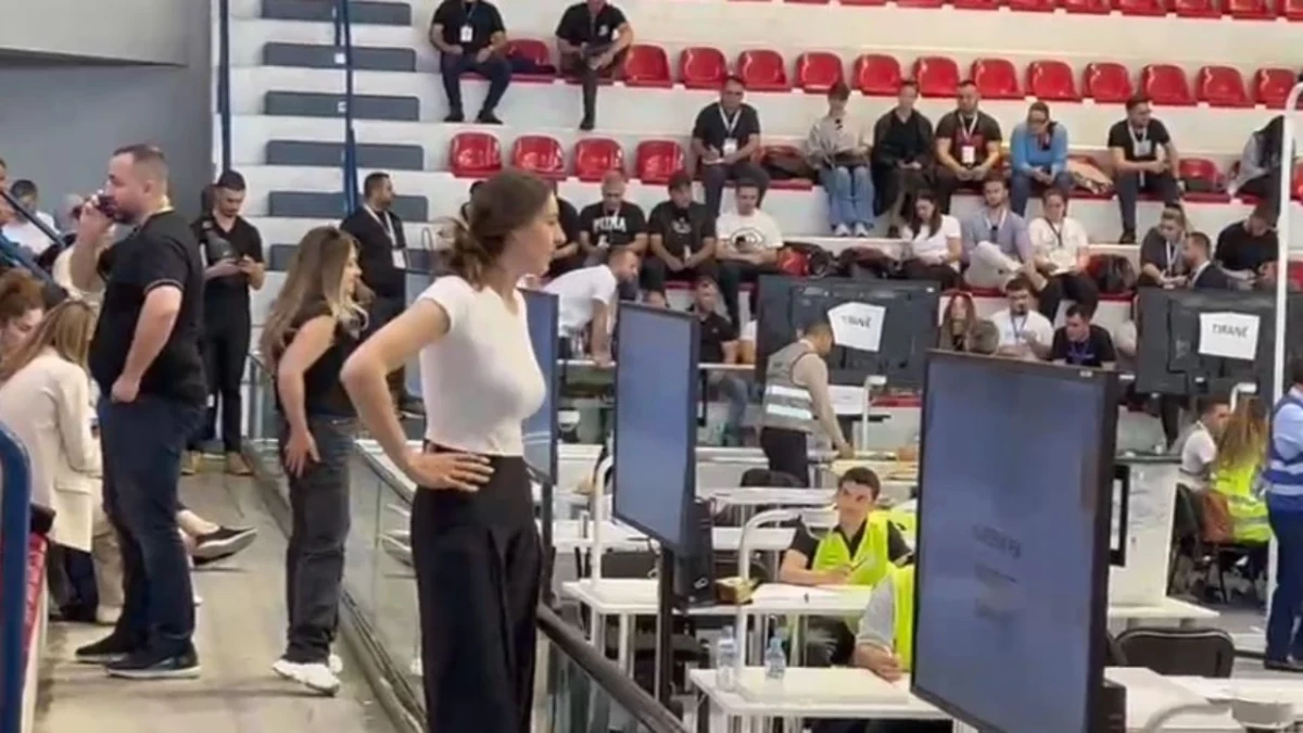 11 maji/ Zegjine Çaushi ndjek numërimin në Parkun Olimpik: Po shoh procesverbalin, po filmoj