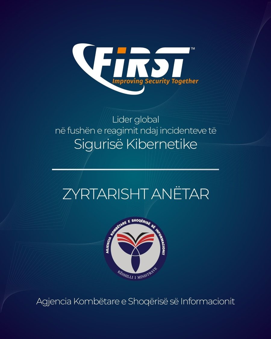 AKSHI bëhet zyrtarisht anëtare i organizatës lidere globale në mbrojtjen kibernetike