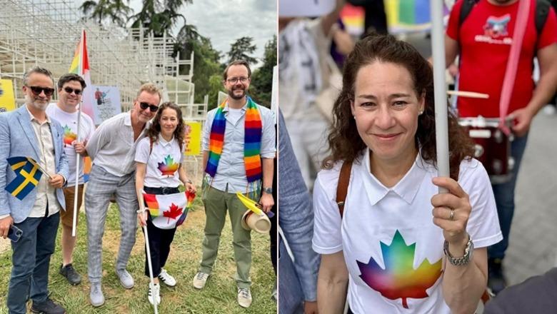 Ambasadorja e Kanadasë pjesë e festimeve të ‘Tirana Pride 2025’: Ndërtojmë një të ardhme më të mirë