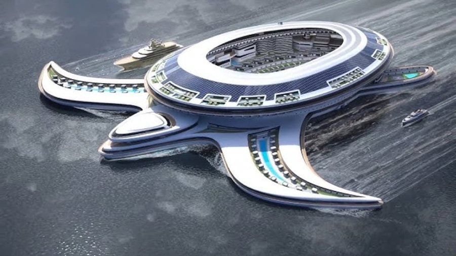 Anija më e madhe në botë në formë breshke që do të mbajë 60 mijë pasagjerë
