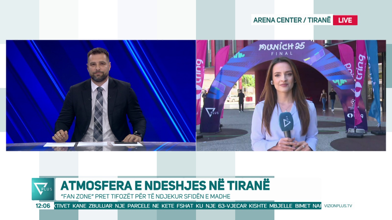 Atmosfera e ndeshjes në Tiranë, “Fan Zone” pret tifozët për të ndjekur sfidën e madhe