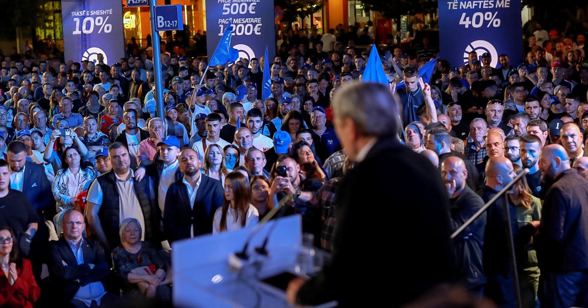 Berisha mbyll fushatën në Elbasan: Më 11 Maj do çlirohemi nga ky regjim ku ligjin e bëjnë bandat