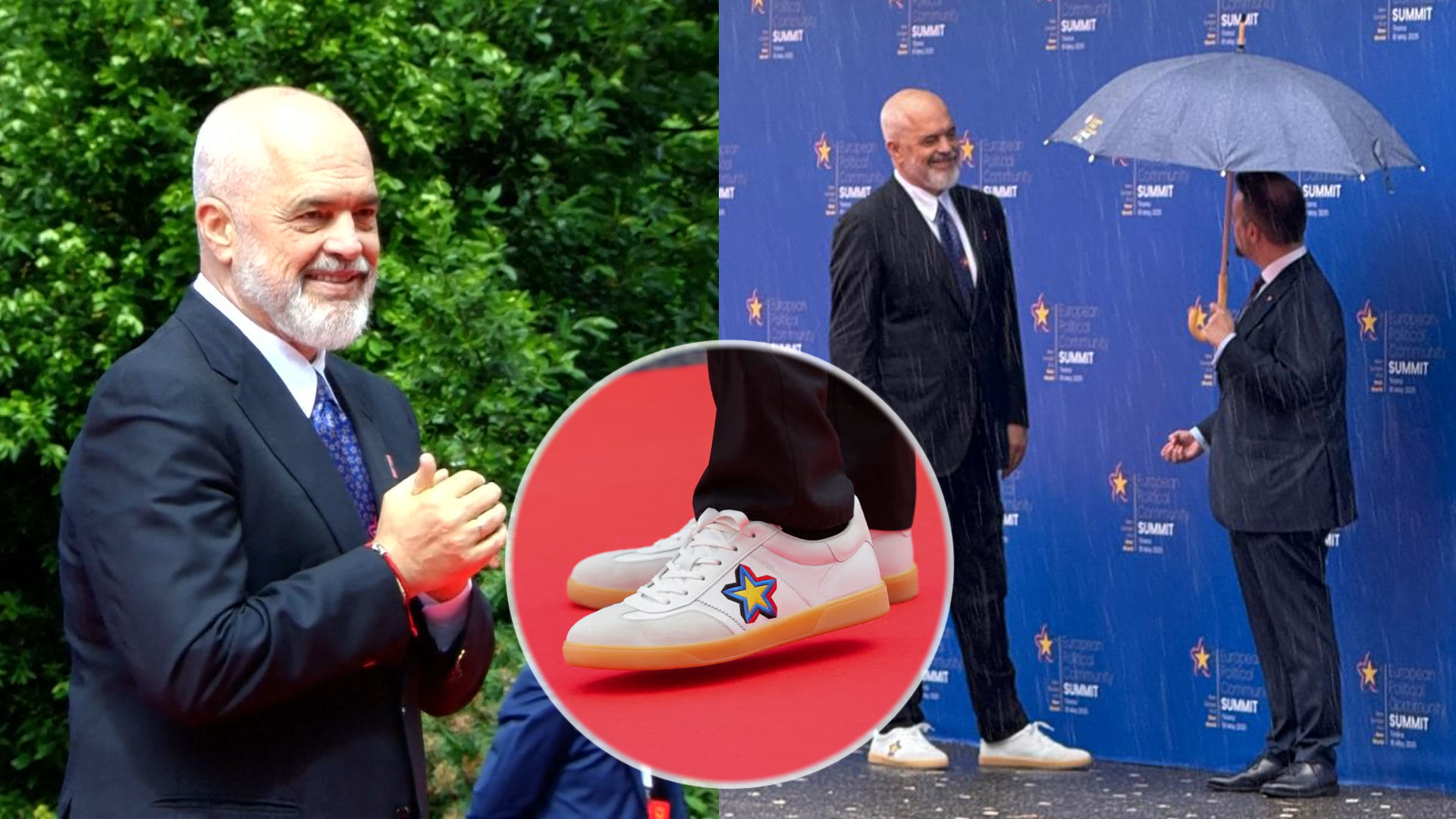 Detaje nga Samiti, Rama iu dhuroi liderëve evropianë atlete me yllin e BE-së, simbolin e fushatës së tij