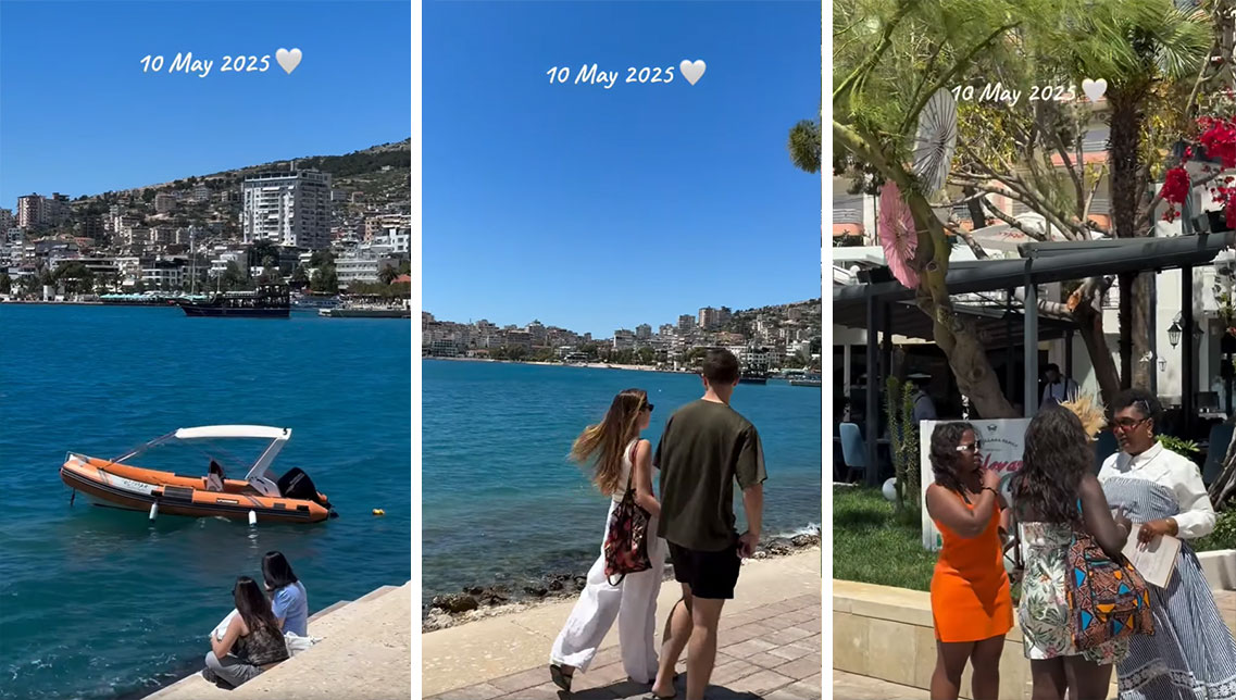 Edi Rama ndan atmosferën Sarandës, nën dehjen e blusë së detit dhe diellit të pushuesve