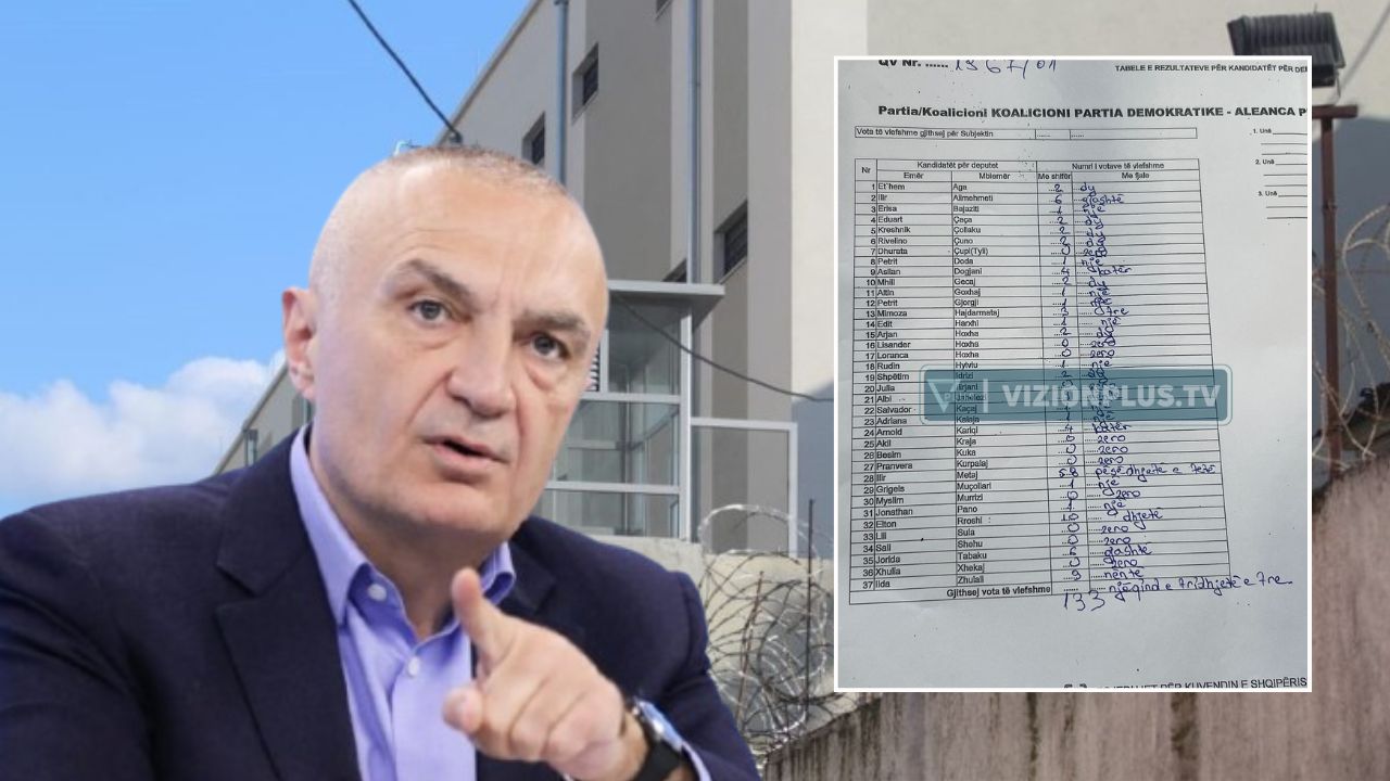 Ilir Meta “fushatë” në qeli, i dyti më i votuari nga të burgosurit e 313-tës në Tiranë