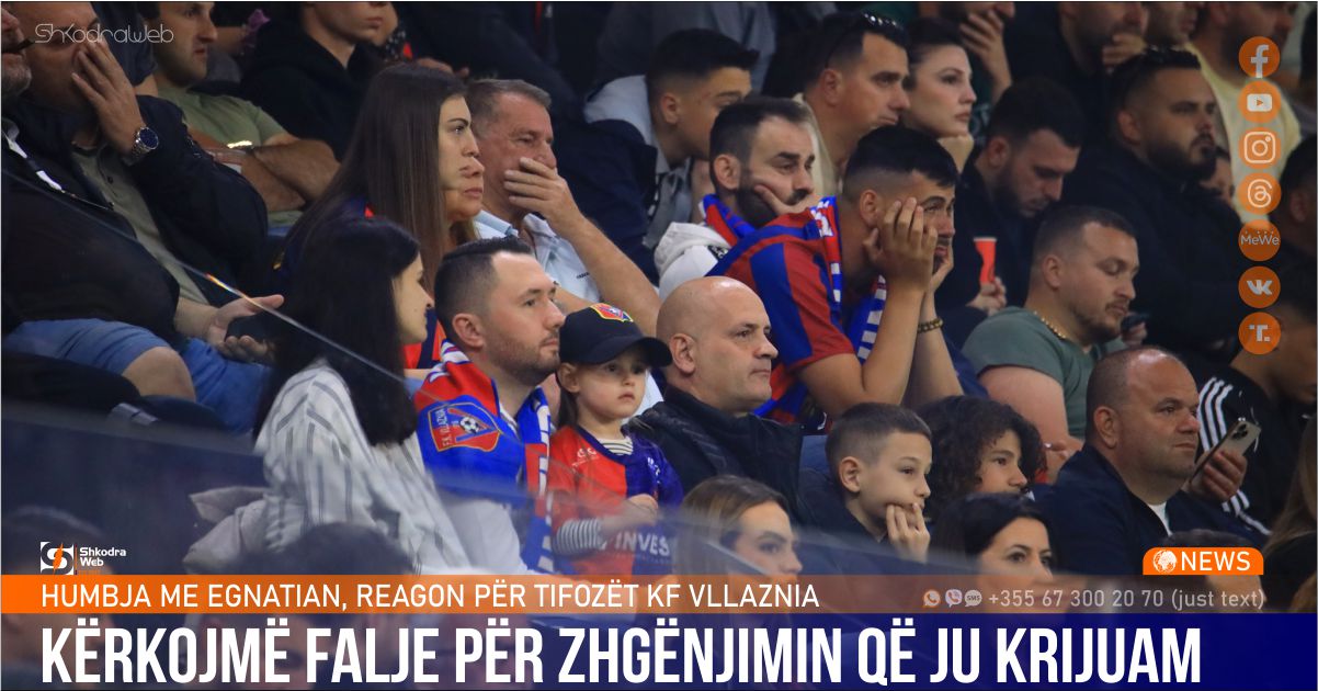 “Kërkojmë falje për zhgënjimin që ju krijuam”, humbja me Egnatian për titullin, Vllaznia reagon në rrjete sociale