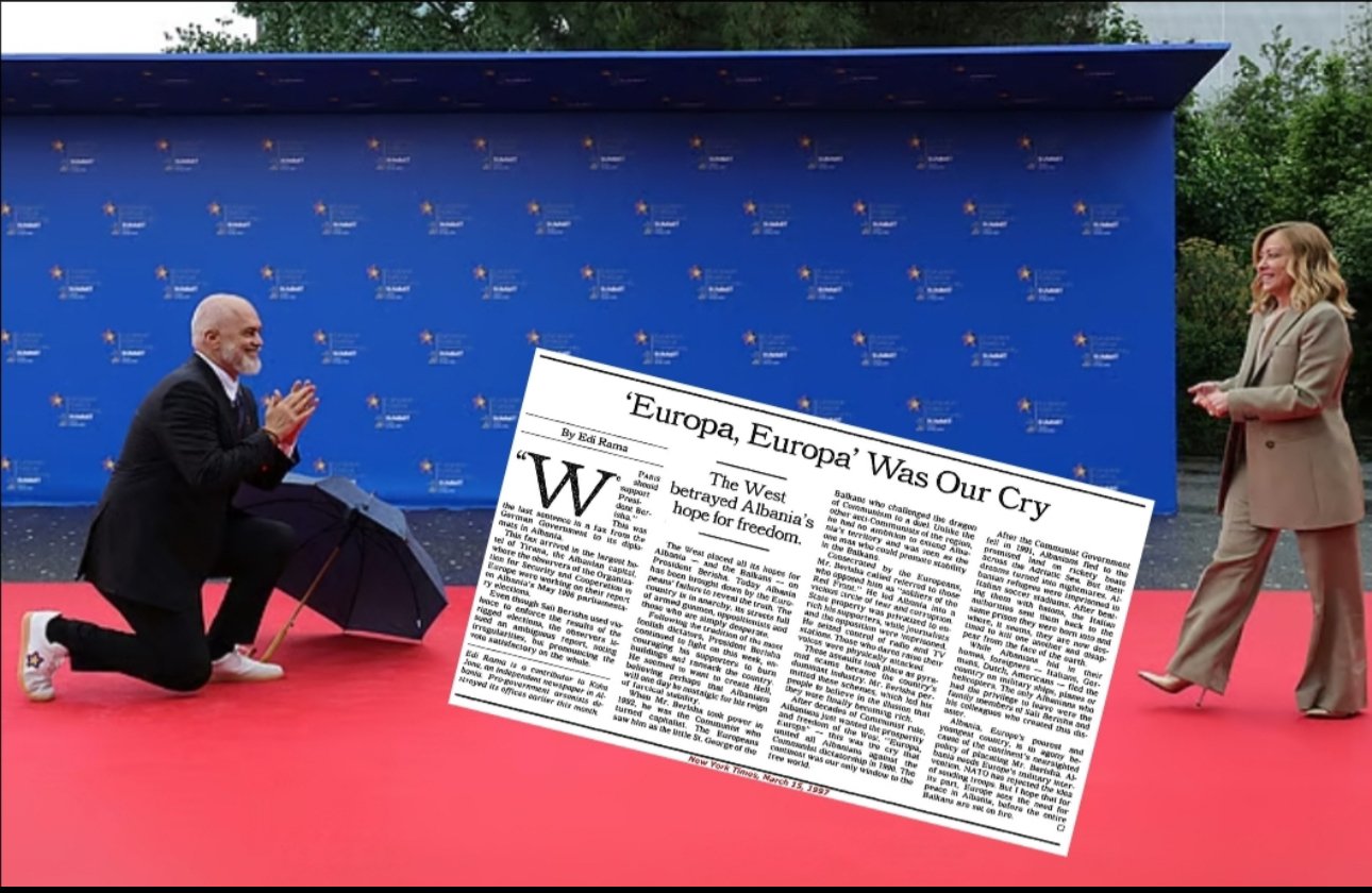 Kur Edi Rama godiste Evropën se mbyllte sytë për Shqipërinë