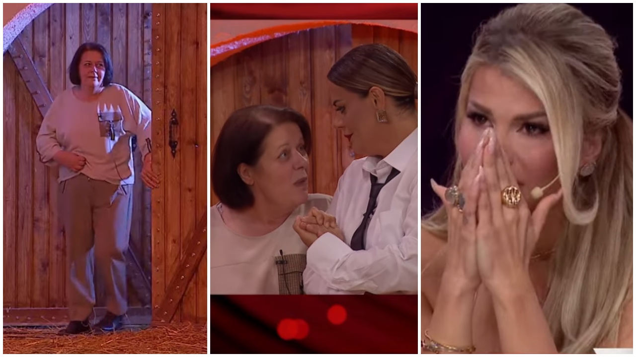 “Më ngrite nga vdekja”, Big Mama surprizohet nga nëna në Ferma VIP, përlot publikun me historinë e saj