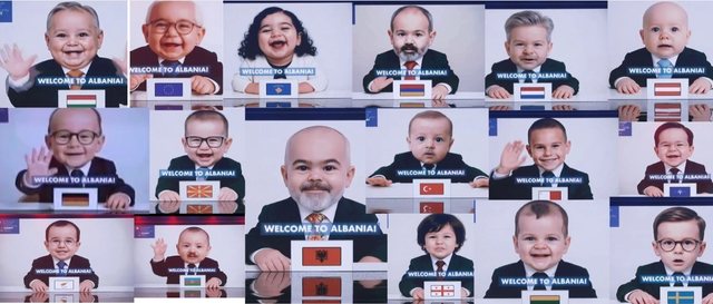 “Mirë se vjen në Shqipëri”/ Videoja e liderëve ‘bebe’ me ‘AI’ në Samitin e Tiranës bën ‘namin’ në mediat ndërkombëtare