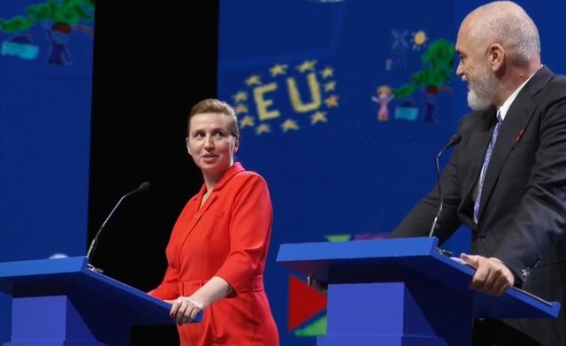 “Nuk jam socialiste”, kryeministrja e Danimarkës nxjerr bllof Ramën gjatë konferencës për shtyp (Video)