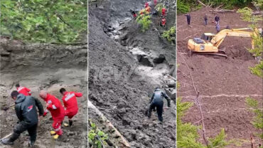 Operacion i gjerë për gjetjen e 29-vjeçarit në Klos, rreth 800 veta të angazhuar, e përpiu uji dhe inertet pas çarjes së digës