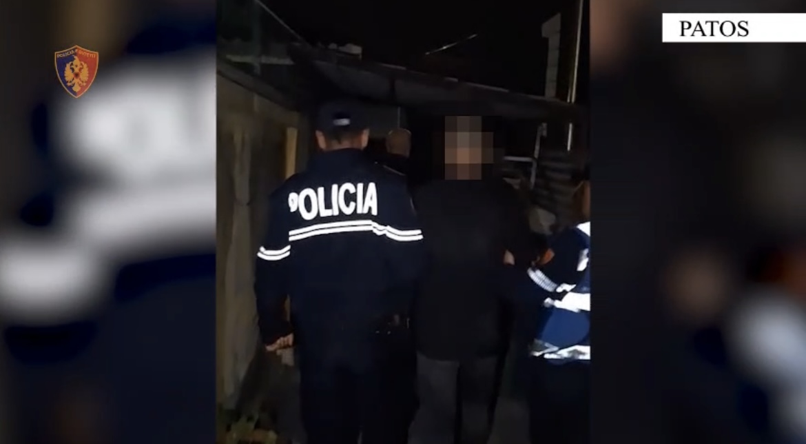 Parandalohet krimi në familje në Patos, arrestohet 45-vjeçari që dhunoi gruan dhe e kërcënoi se do ta vriste