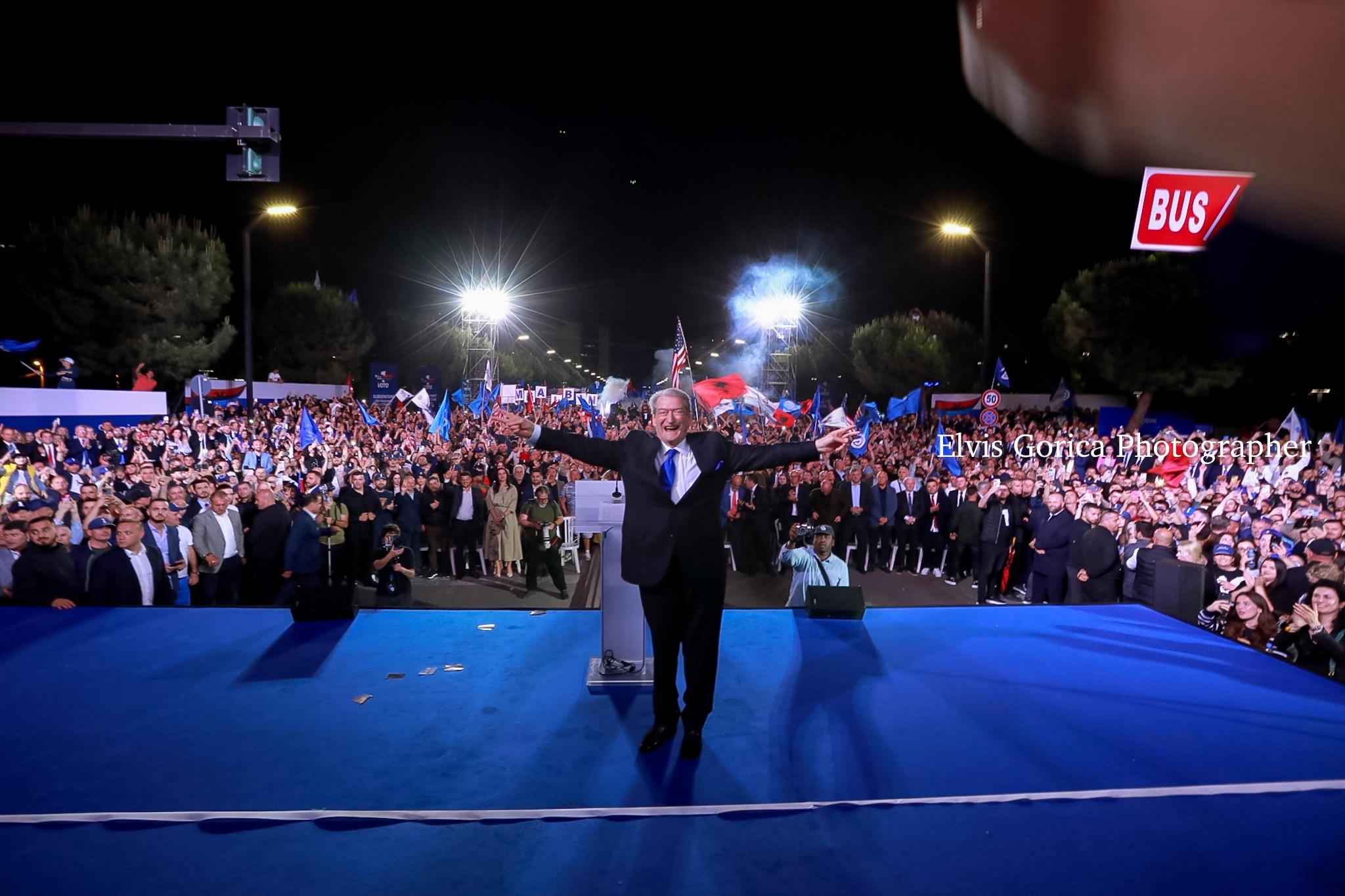 PD mbyll fushatën, Berisha: Kjo është betejë për ëndrrën e rinisë shqiptare!