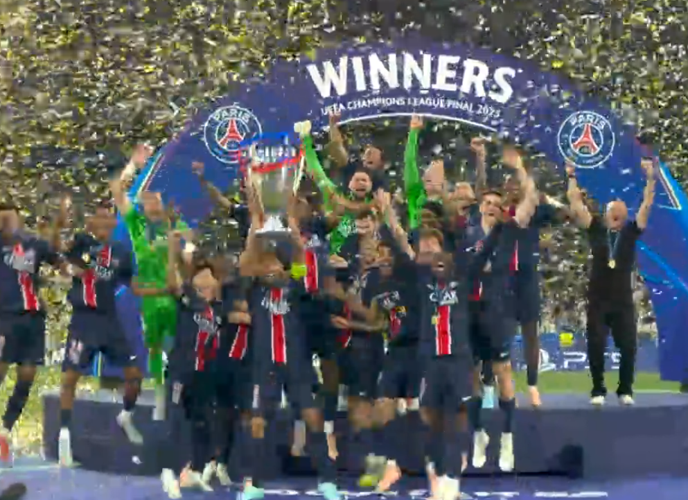 PSG ngre lart trofeun, kampionë të sezonit 2024-2025 të Champions League