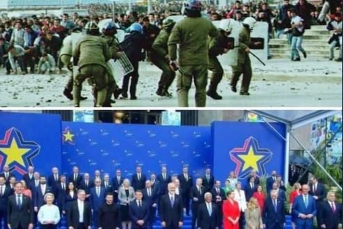 Rama publikon foton: Tirana pas zgjedhjeve…