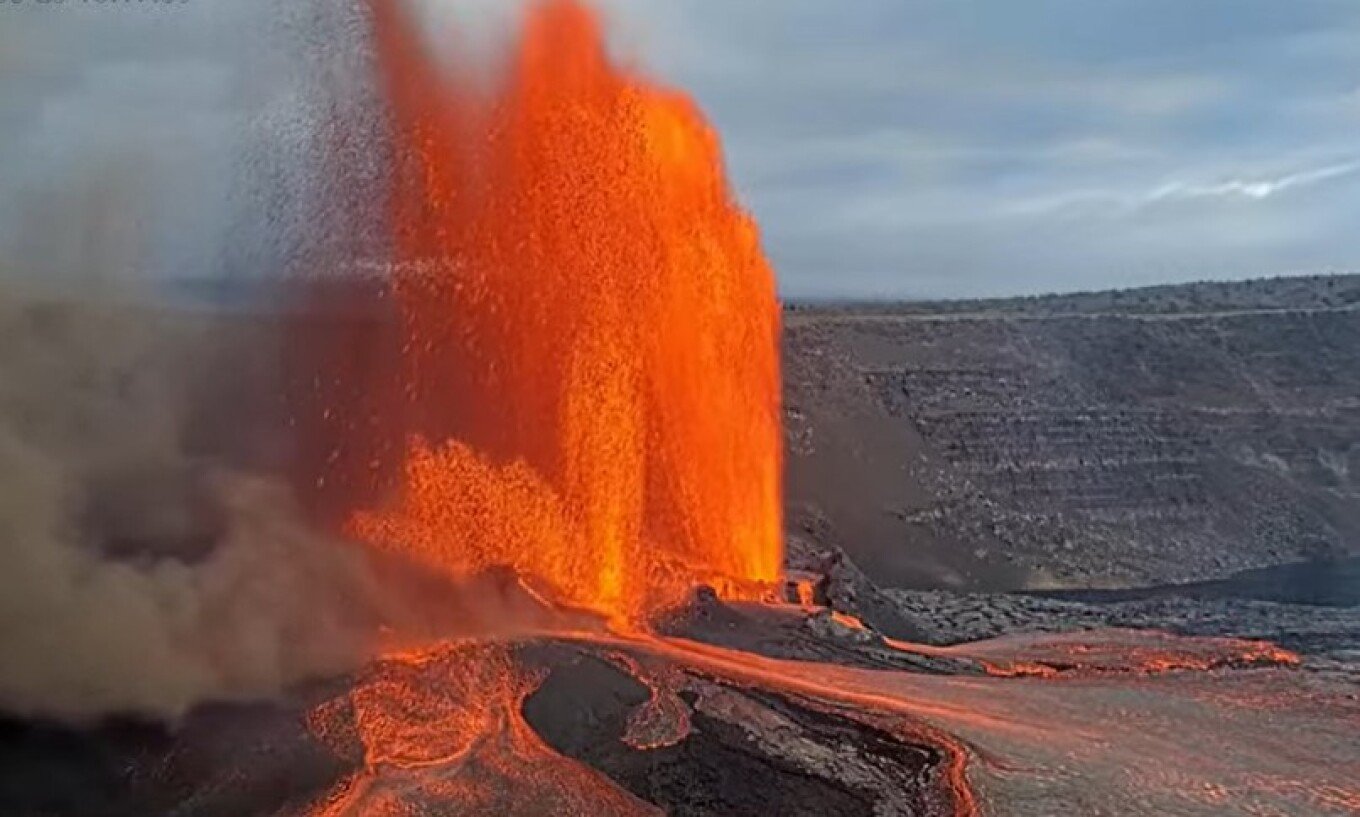 Shpërthim mbresëlënës i vullkanit Kilauea në Hawaii, llava arrin lartësinë e Kullës Eiffel, shihni videon