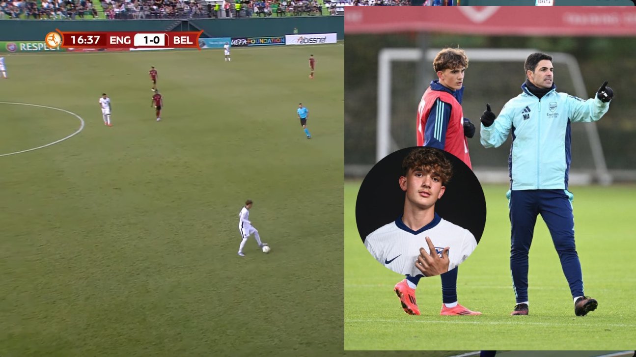 Talenti i madh i Arsenalit çmend publikun në stadiumin e Rrogozhinës! Niveli i tij duket jashtë kategorie për Euro U-17 (VIDEO)