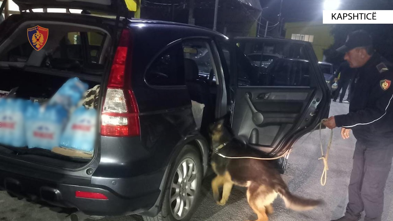 Tentoi të fuste cigare dhe produkte kontrabandë në Shqipëri, arrestohet 48-vjeçari në Kapshticë