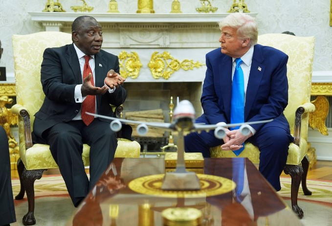 Trump pret në Shtëpinë e Bardhë presidentin e Afrikës së Jugut