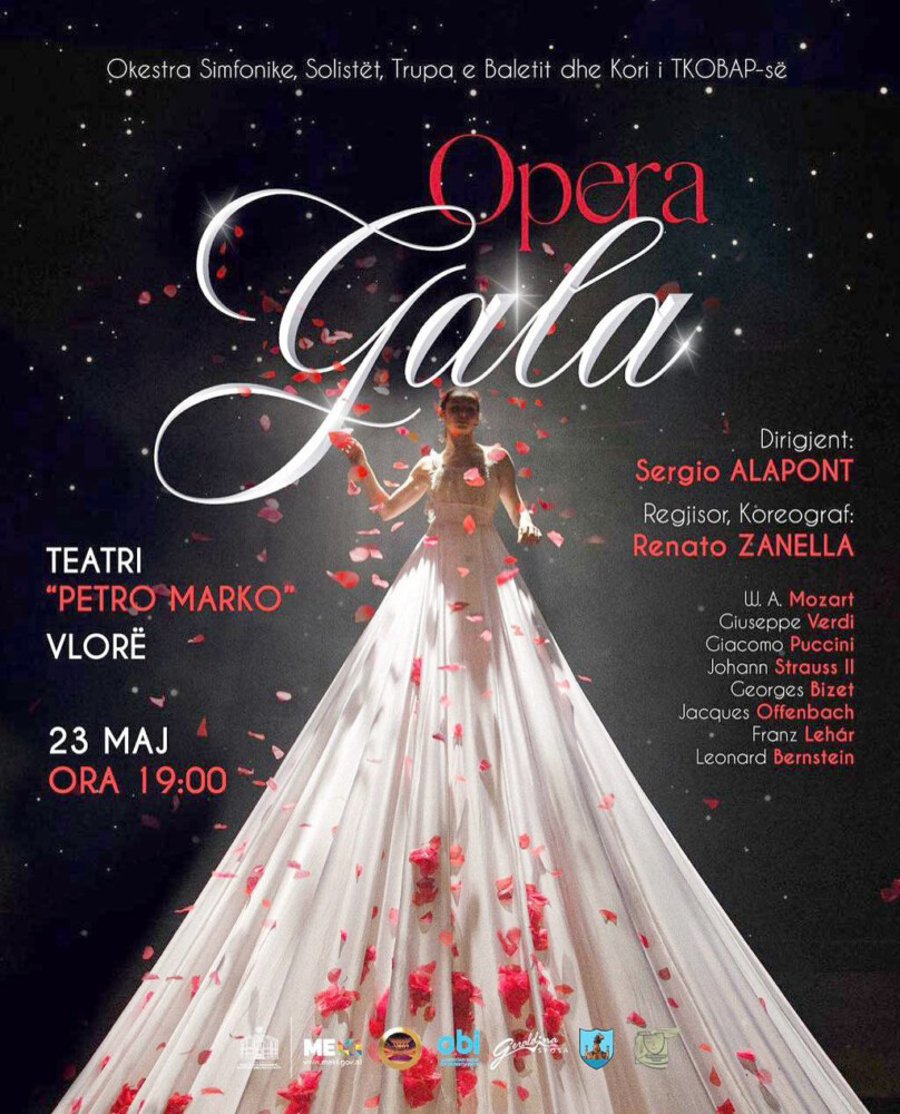 Trupat artistike të TKOB me “Opera Gala” këtë mbrëmje në skenën e teatrit të Vlorës