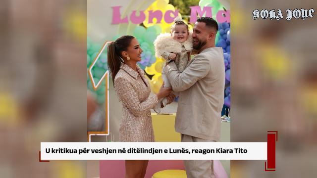 U kritikua për veshjen në ditëlindjen e Lunës, reagon Kiara Tito