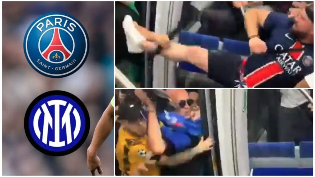 VIDEO/ Sherr para finales PSG-Inter, tifozët konfliktohet në një metro në Mynih