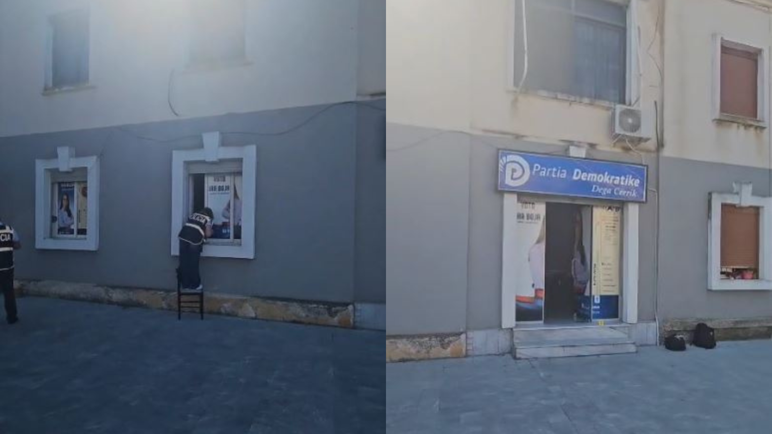 Vidhet kompjuteri dhe televizori në zyrën e PD, detajet e para