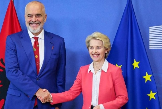 Von der Leyen, mesazh Ramës për mandatin e katërt: Nën udhëheqjen tënde Shqipëria ka bërë përparime drejt BE-së