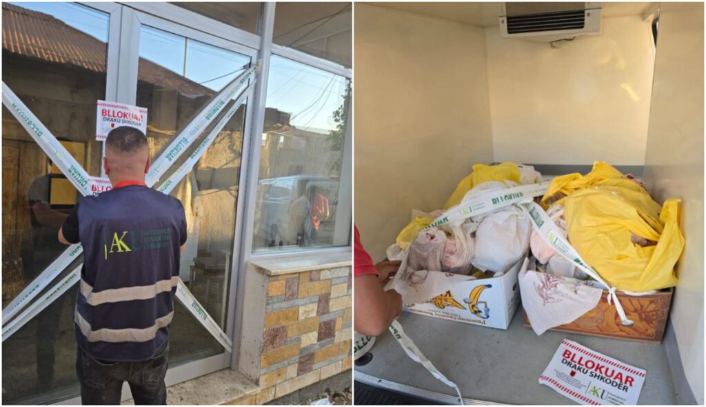 Bllokohen 124 kg mish dhe disa biznese në Shkodër. AKU vendos gjoba të majme