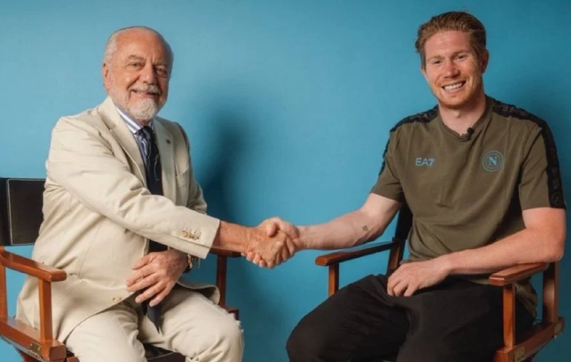 De Bruyne bëhet zyrtarisht futbollist i Napolit