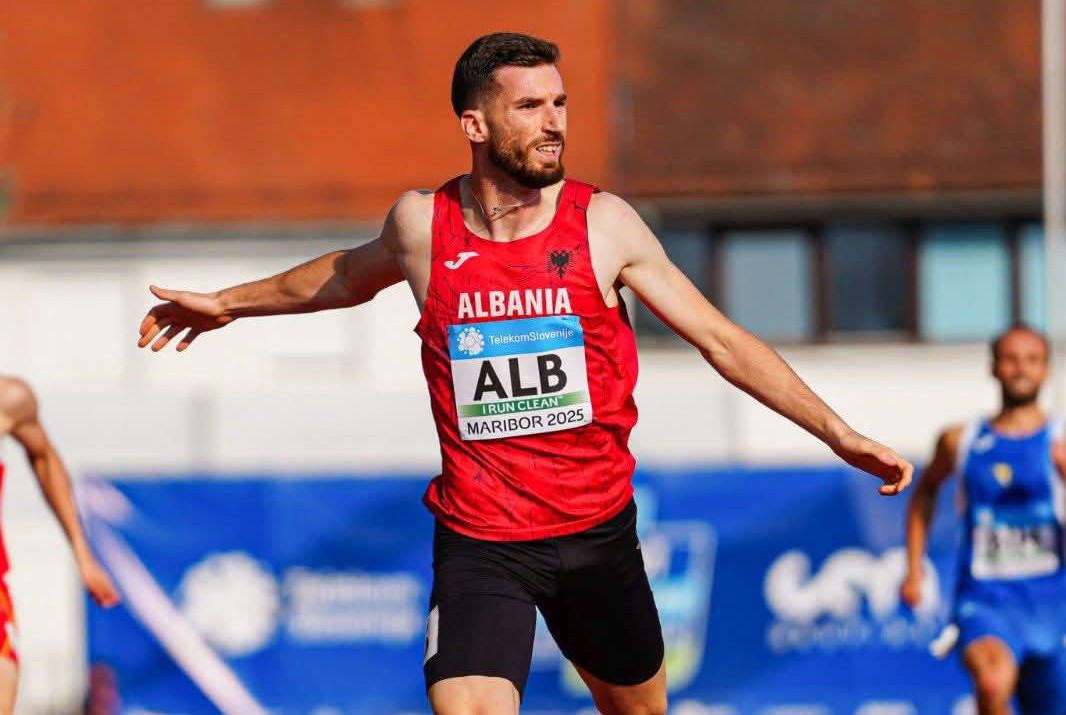 Franko Burraj nuk ndalet, në Slloveni vendos rekordin historik në garën e 400 metrave