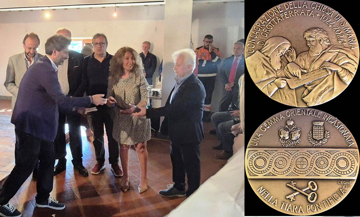 Hasan Aliajt, zërit të “Rrënjëve”, i është akorduar Medalia e Mijëvjeçarit nga Komuna e Grottaferratës dhe Komiteti i Mijëvjeçarit në Manastirin e San Nilo