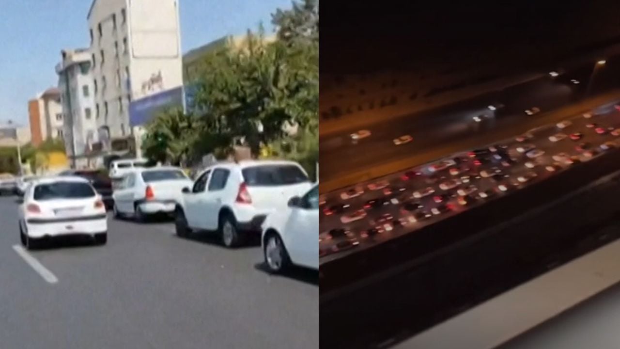“Jemi të tmerruar dhe të rraskapitur”/ Radhë të gjata trafiku, mijëra njerëz largohen nga Teherani teksa sulmet vijojnë