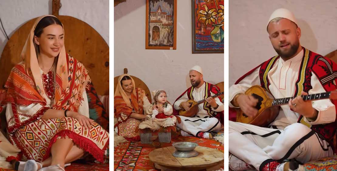 Kiara dhe Luizi prindër të një djali? Fenomeni Ejlli jep përgjigjen me një këngë folklorike-parodike