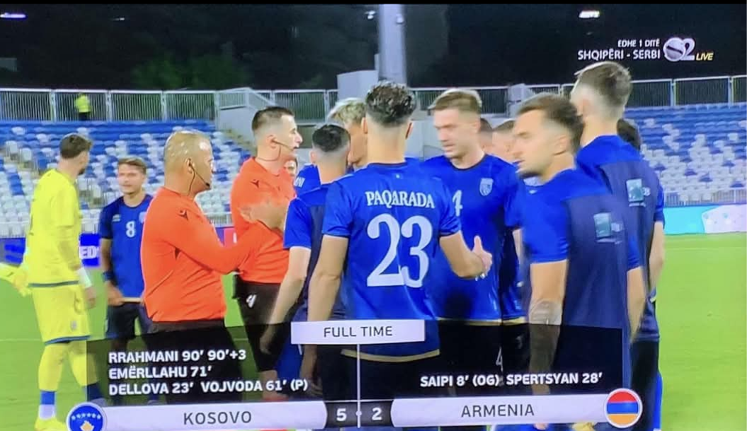 Kosova shkëlqen edhe pa yjet e saj, përmbys Armeninë me 5 gola