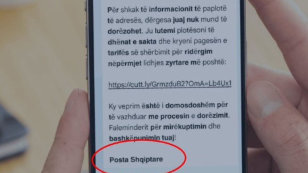 Kujdes nga mesazhet që iu vijnë në emër të Postës Shqiptare, Autoriteti Kombëtar për Sigurinë Kibernetike: Mos jepni në asnjë rast të dhënat tuaja bankare