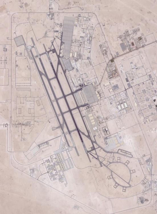 Pamjet/ SHBA largoi avionët nga baza ajrore në Katar para sulmit iranian, imazhet satelitore tregojnë pistat bosh