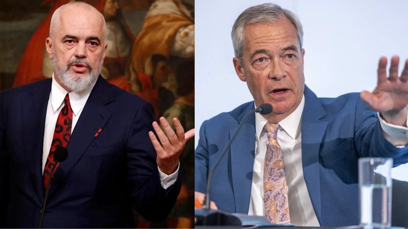 Përplasja për emigrantët shqiptarë të dënuar në Britani, Farage pranon sfidën e Ramës: Do të sigurohemi që të mbajë fjalën