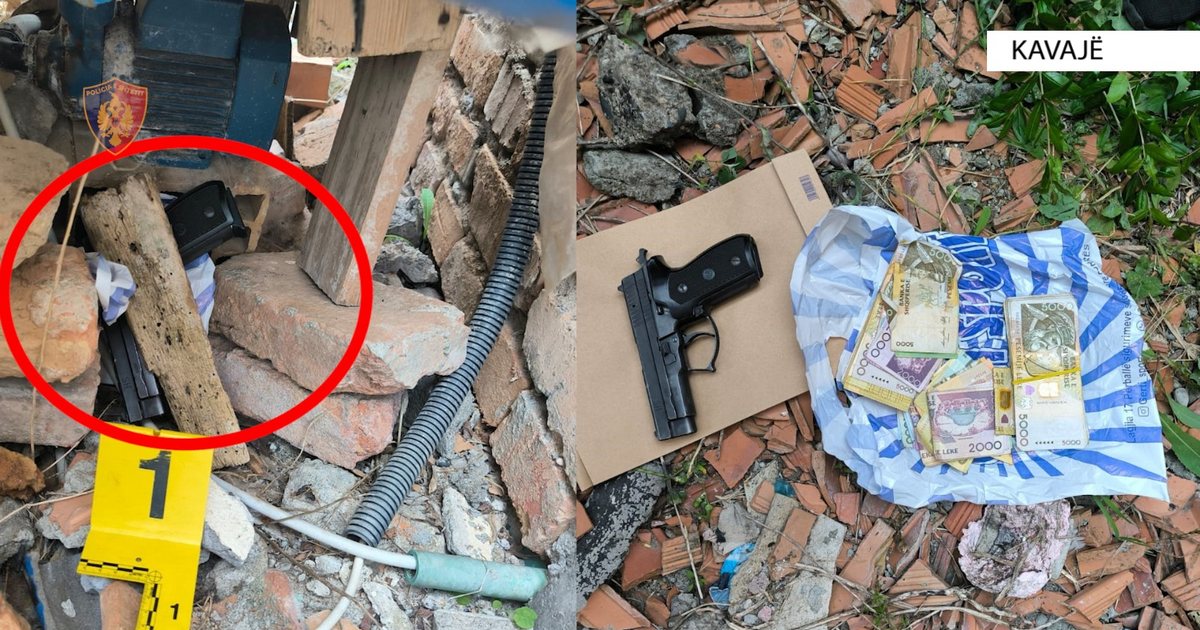 Plagosja në Kavajë, gjendet e fshehur në një mur arma e krimit