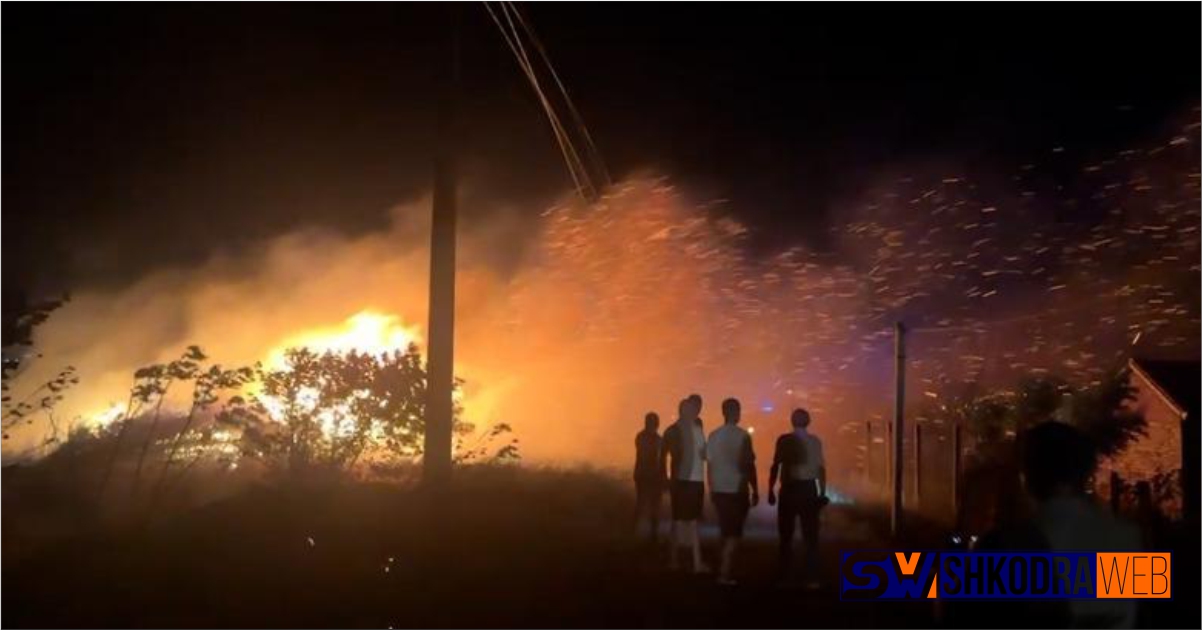 RAPORTIMI – 7 vatra zjarri aktive në Vau Dejës dhe Malësi e Madhe, Emergjencat Civile flasin për 20 në total