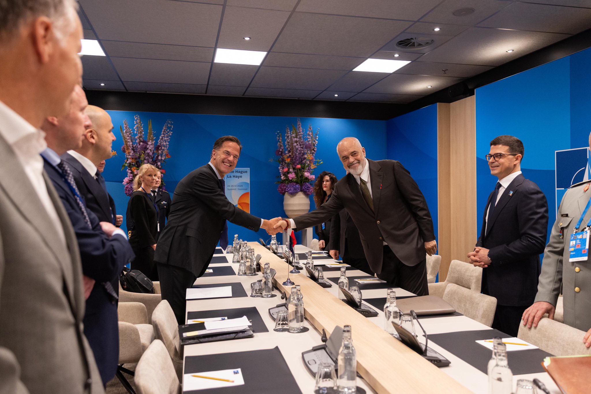 Samiti në Hagë, Rama takon Sekretarin e Përgjithshëm Mark Rutte: iskutuam për Durrësin dhe Samitin e 2027-ës