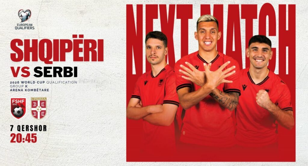 “Shqipëri-Serbi”/FSHF për fituesit e biletave:Linku i vlefshëm për 24 orë, veproni..