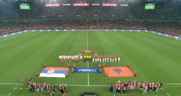 Shqipëri-Serbi, mbyllet pa gola pjesa e parë në “Air Albania”! Manaj gabon nga pika e bardhë e penalltisë