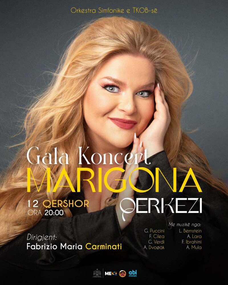 Sopranoja Marigona Qerkezi në TKOB, koncerti sjell një program të përzgjedhur me vepra nga autorë shqiptarë dhe të huaj