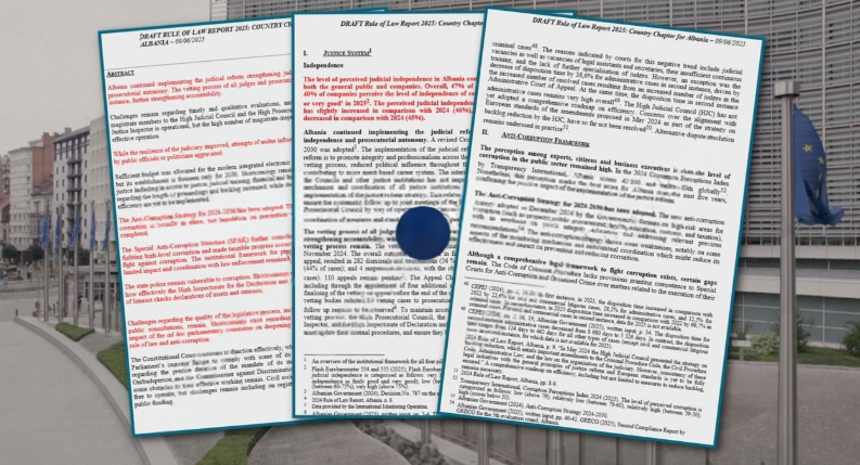 Sundimi i ligjit nën lupën e BE-së! Draft-raporti i Brukselit, vlerësohet progresi dhe puna e SPAK-ut
