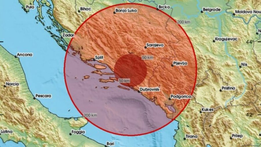 Tërmet në Bosnjë dhe Hercegovinë, nuk raportohet për dëme materiale apo ndonjë të lënduar