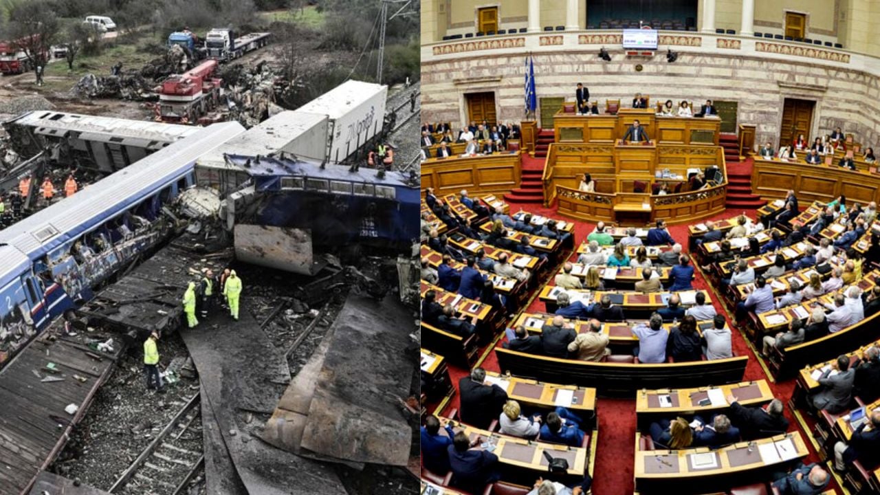 Tragjedia e Tempit me 53 viktima, seancë e paprecedentë në kuvendin grek! Akuzohen 14 figura politike, mes tyre dhe kryeministri