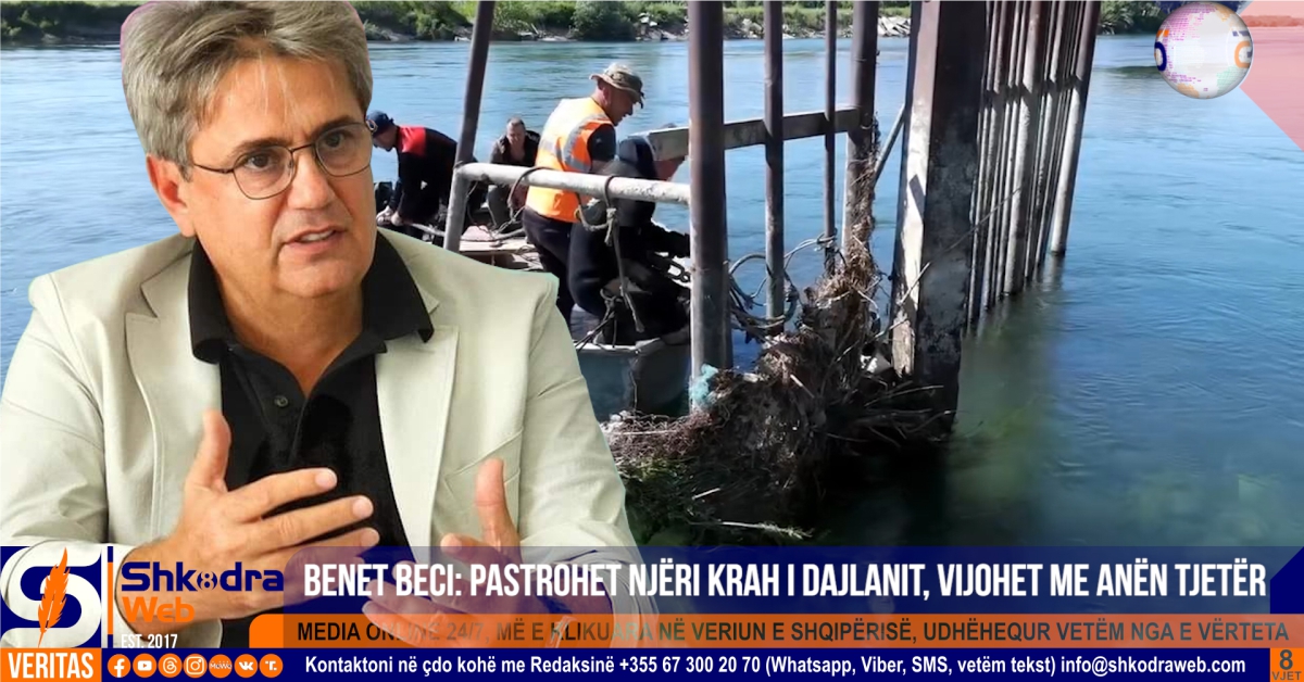 VIDEO – “Ka përfunduar njëra anë e pastrimit të Dajlanit në lumin Buna”, Benet Beci: Vazhdojmë edhe me anën tjetër