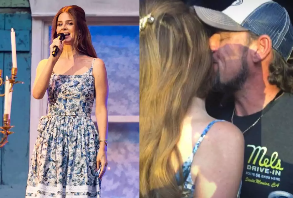 VIDEO/ Momenti emocionues, Lana Del Rey ndërpret koncertin për të puthur bashkëshortin e saj