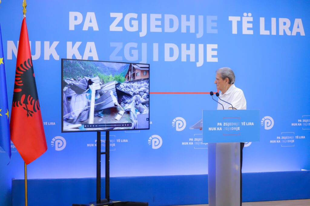 Berisha për shembjet në Theth: Hakmarrje politike se nuk votuan PS-në